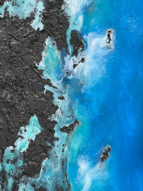 deep joy epoxy resin painting